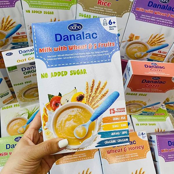 bột ăn dặm danalac phù hợp nhất với trẻ trên 6 tháng