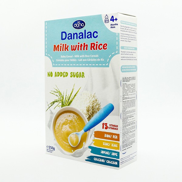 bột ăn dặm danalac chuẩn organic 100% nên an toàn với bé