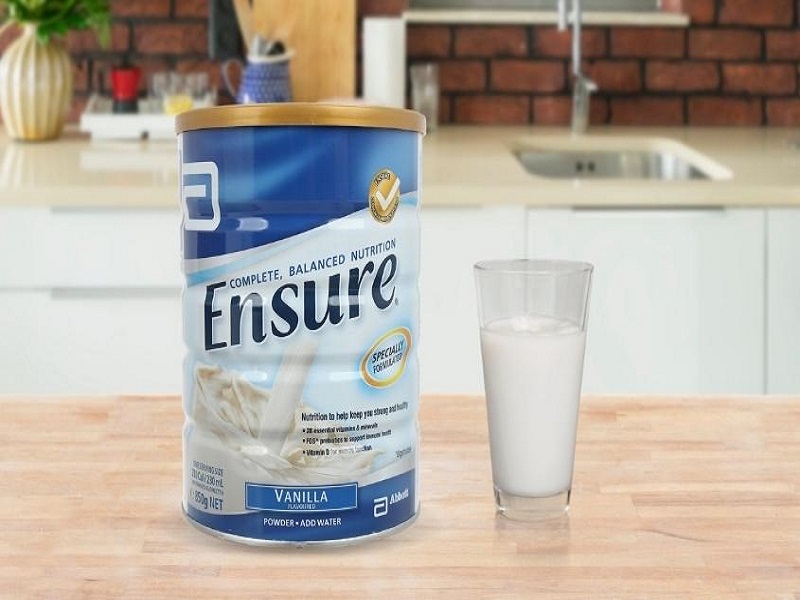 Cách pha sữa Ensure dạng bột đúng cách