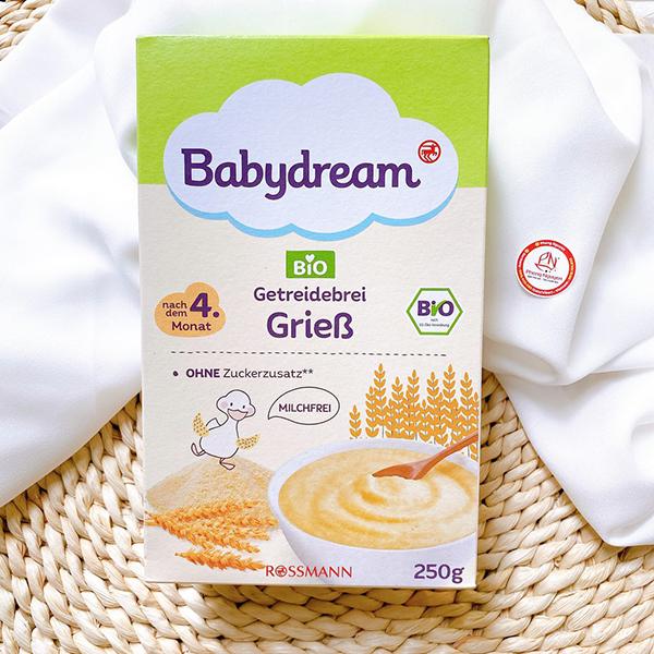 REVIEW Bột Ăn Dặm Babydream Của Đức Chuẩn Hữu Cơ Organic, Giá Hợp Lý